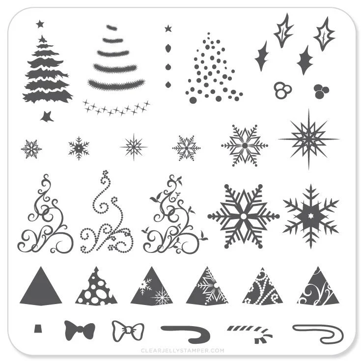 Official Christmas Tree CjS- C01 - CJS Small Stamping Plate Detailed