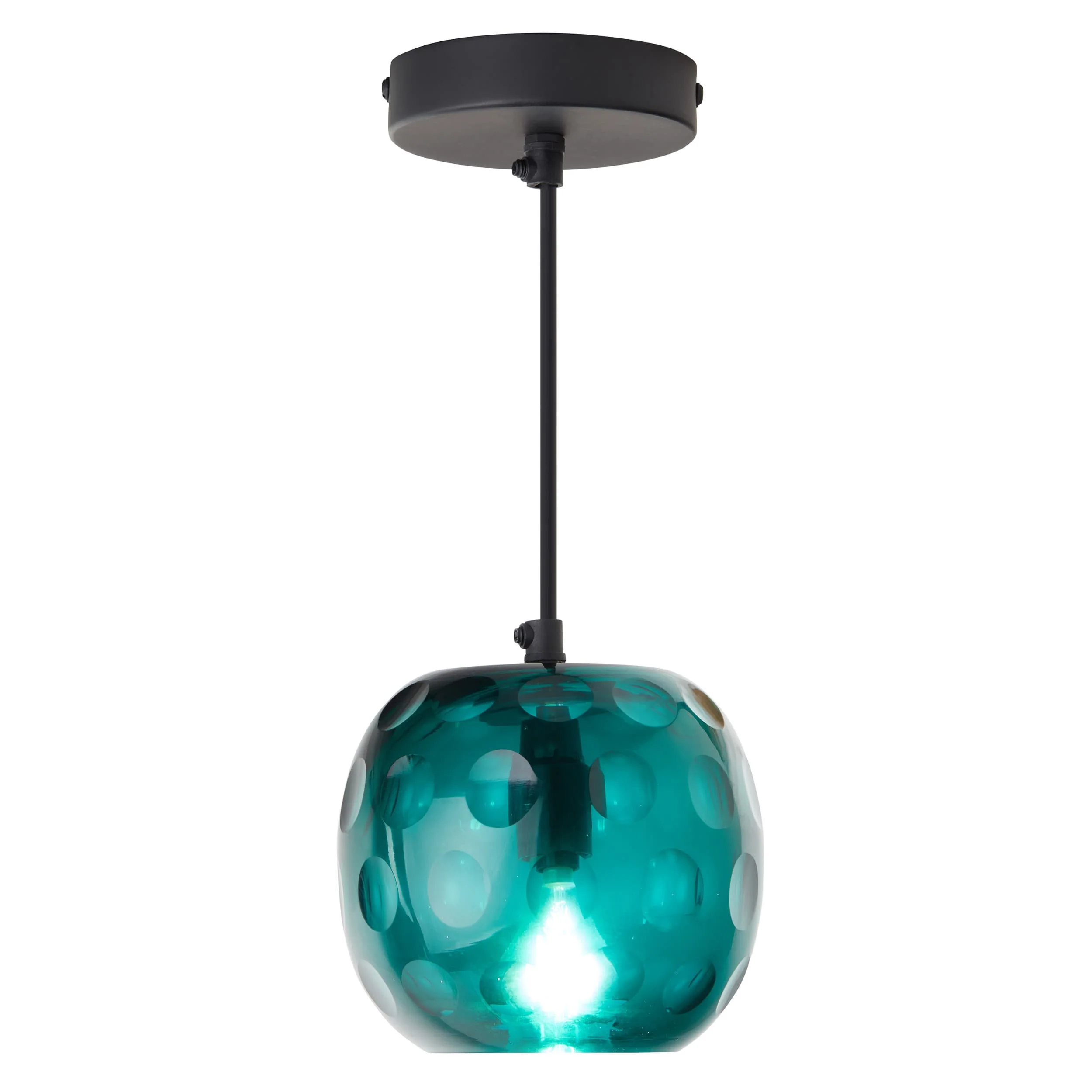 Relaxed River of Goods Hanging Lamp - Teal Black Functional