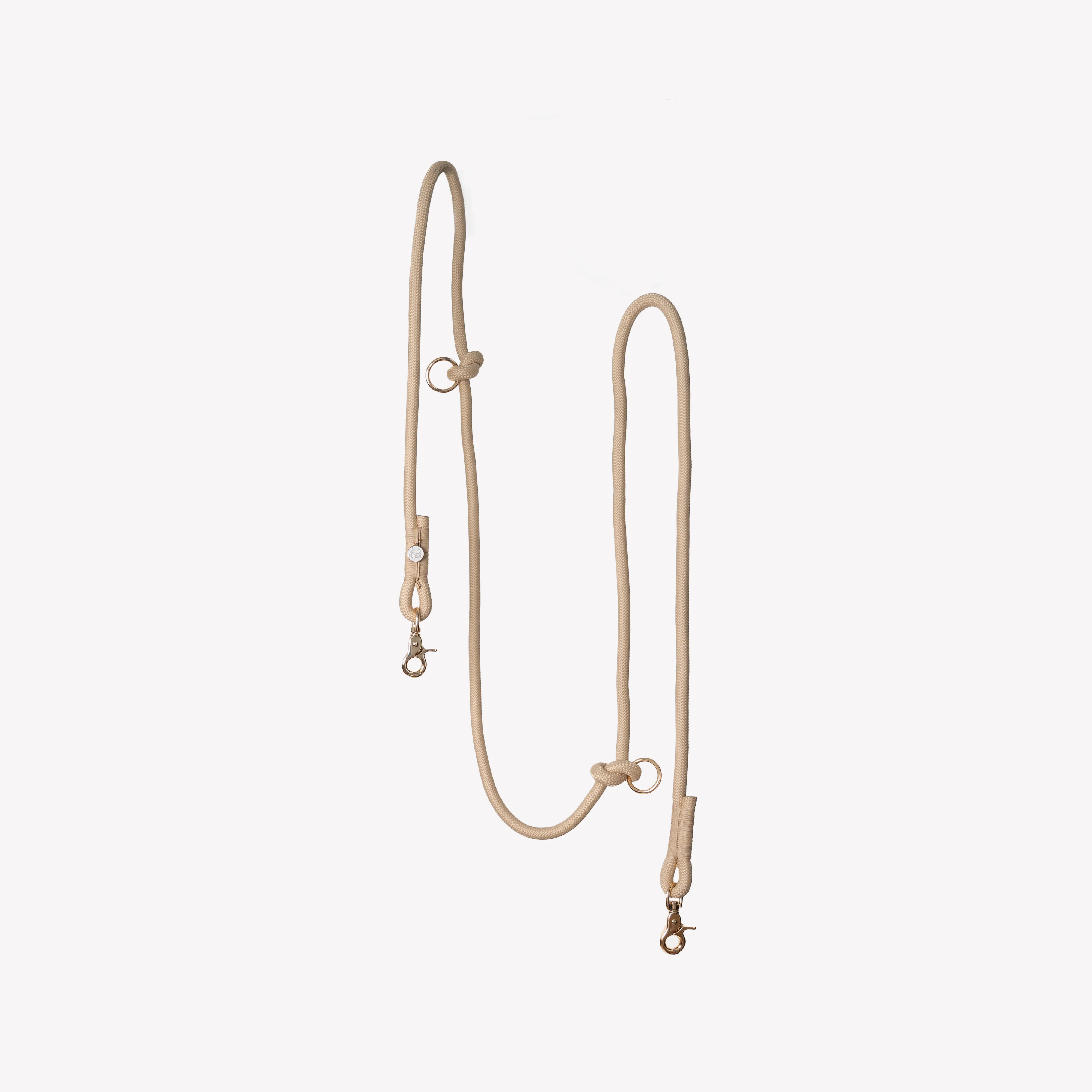 Advanced 'Tan' - Hands Braided Leash Easy-to-Use
