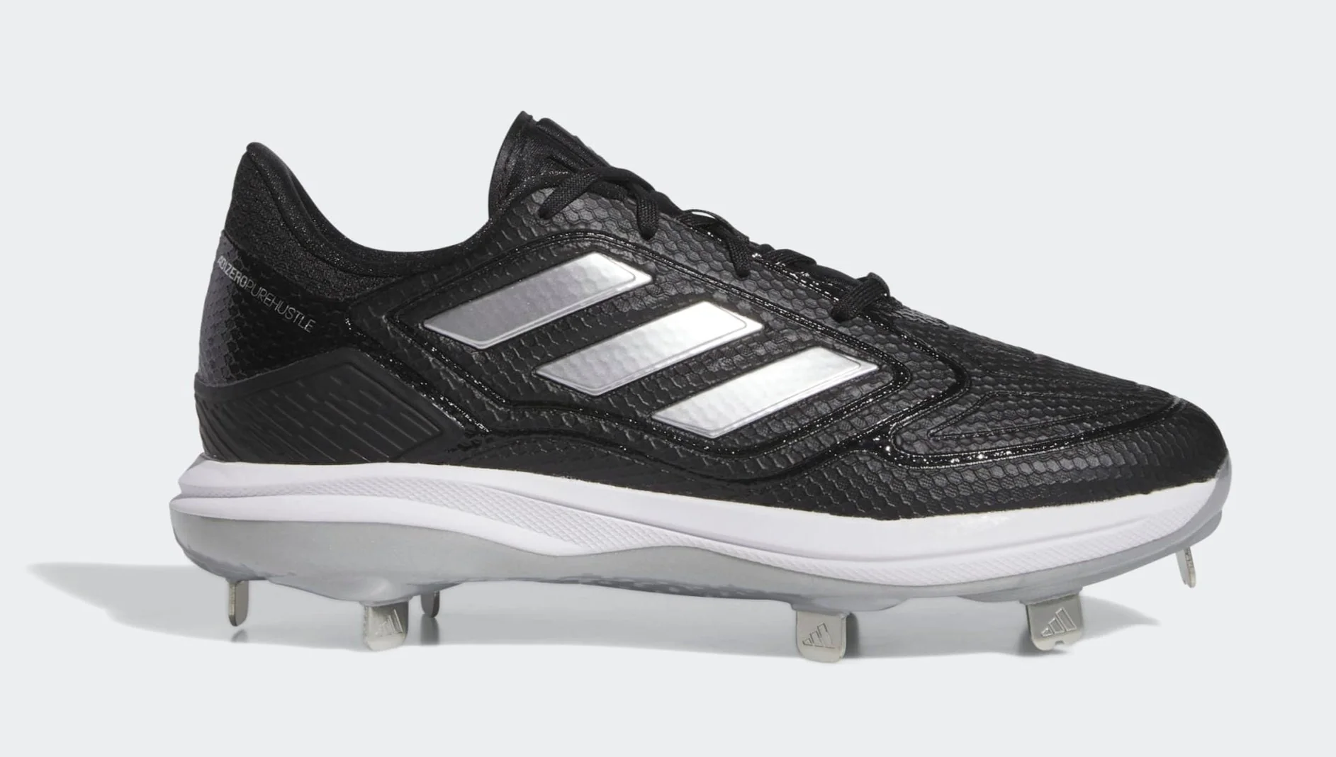 Versatile adidas Women's Adizero Purehustle 3 'Black Silver' Sneakers Clean