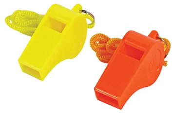 Professional Whole Lot of 100 Plastic Safety Whistles with Lanyard Neck Rope Whisle Whisel High-Performance