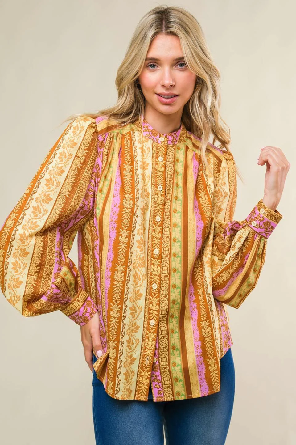 Stylish Refreshing Vibe Woven Top Original