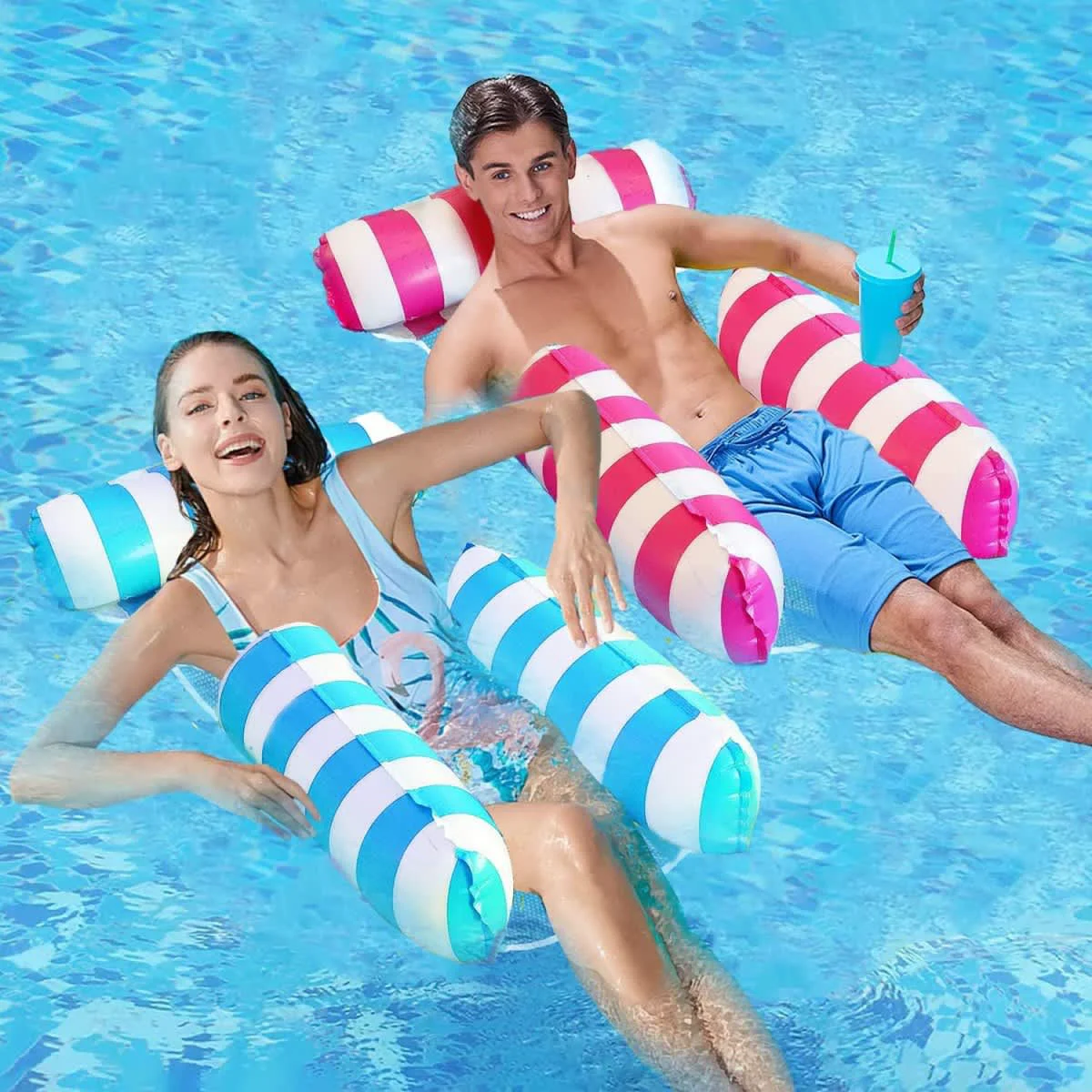 Relaxed Foldable Inflatable Pool Float Unique