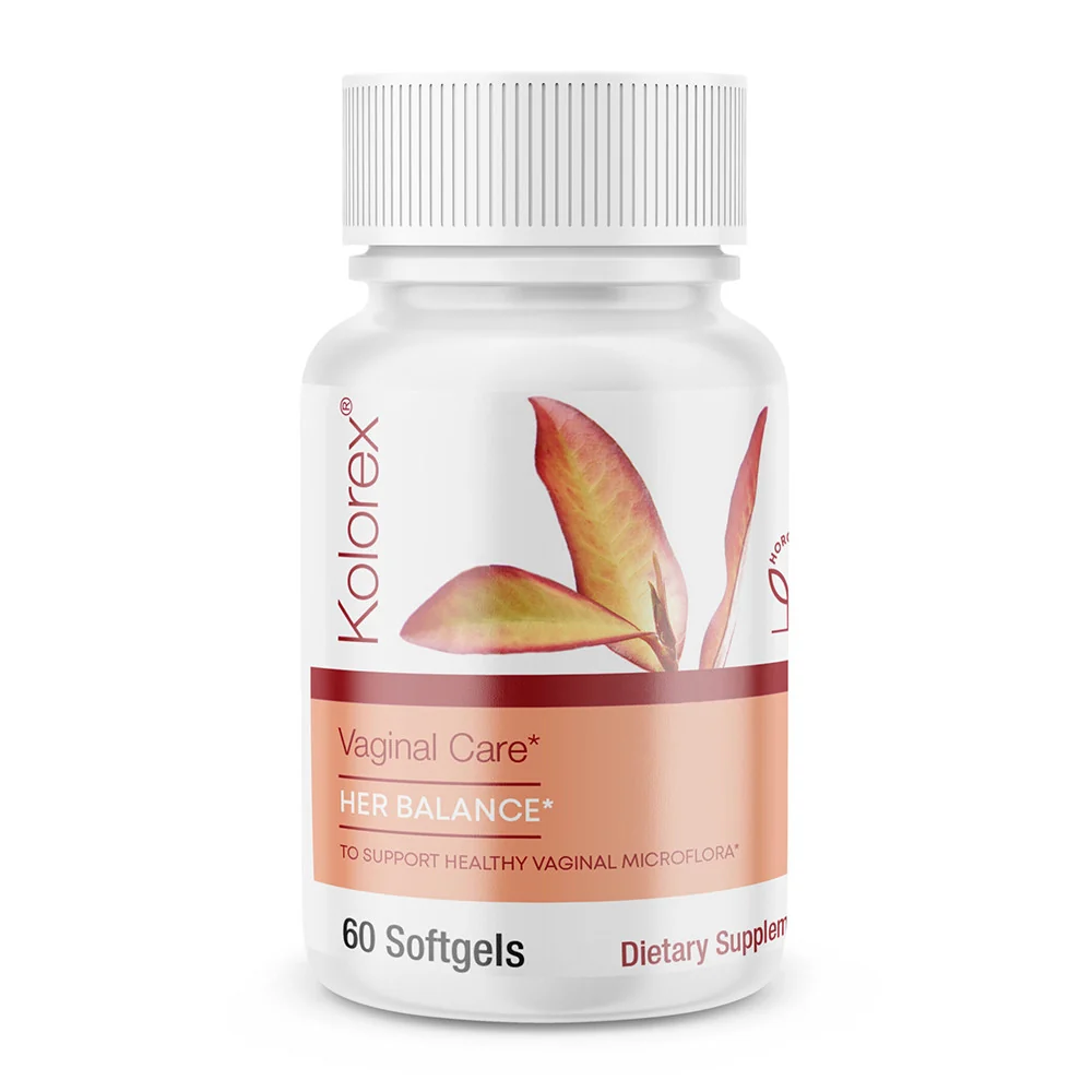 Effective Kolorex Vaginal Care Her Balance Capsules 60 Ea Premium Material