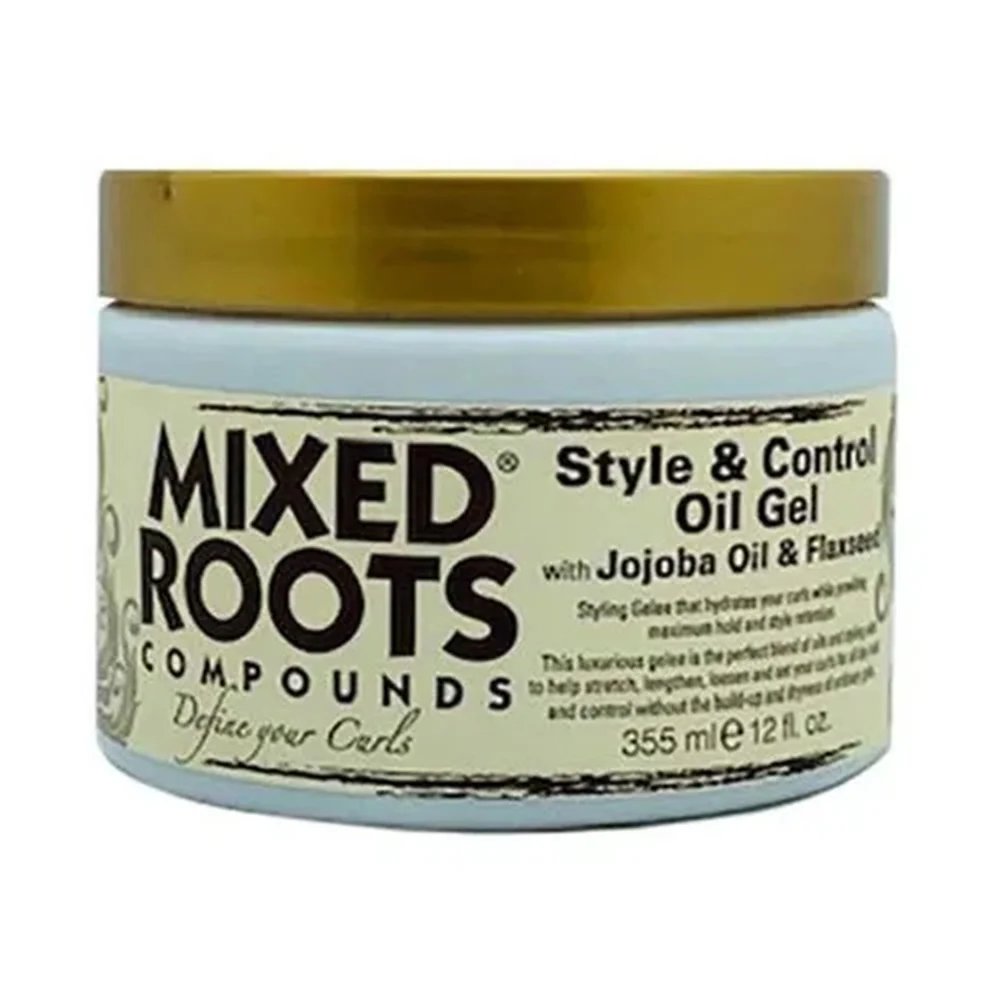 Unique Mixed Roots Style and Control Oil Gel 12 Oz Convenient