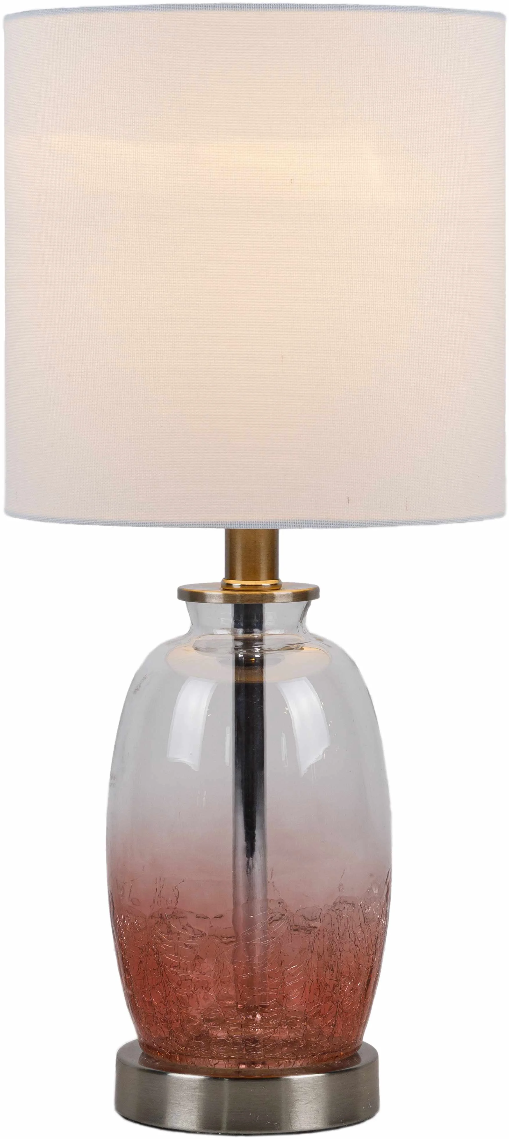 Green Dalvey Rustic Brown Cylindrical Table Lamp - Versatile