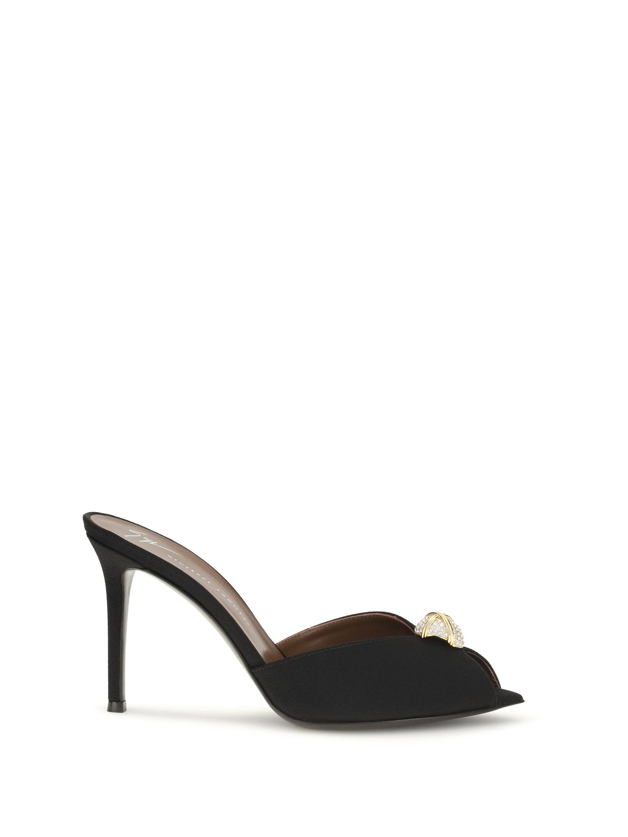 Fashionable Mule Sandals Intrigo Black Advanced