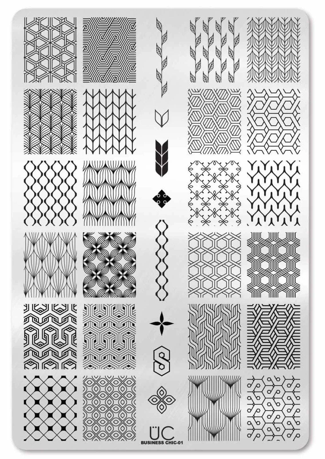 Clean Business Chic - Uber Chic Stamping Plate Genuine