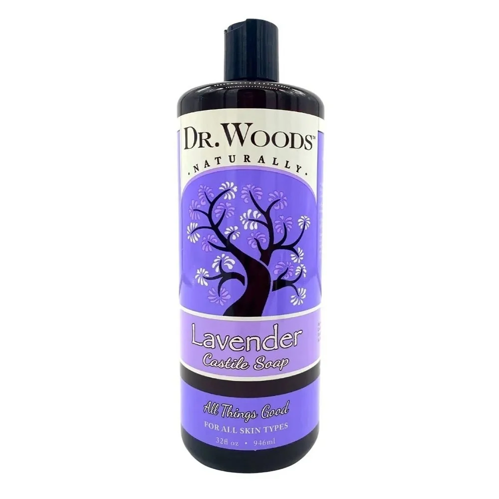Elegant Dr.Woods Soothing Lavender Castile Soap 32 Oz Modern