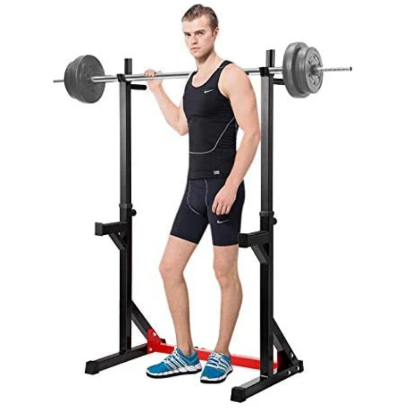 Breathable Adjustable Home Gym Bench Press And Squat Barbell Half Rack Optimized