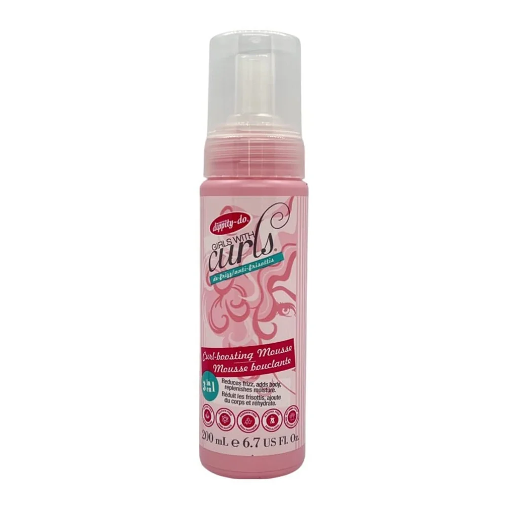 Unique Dippity Do Girls with Curls Boosting Mousse 6.7 Oz Powerful