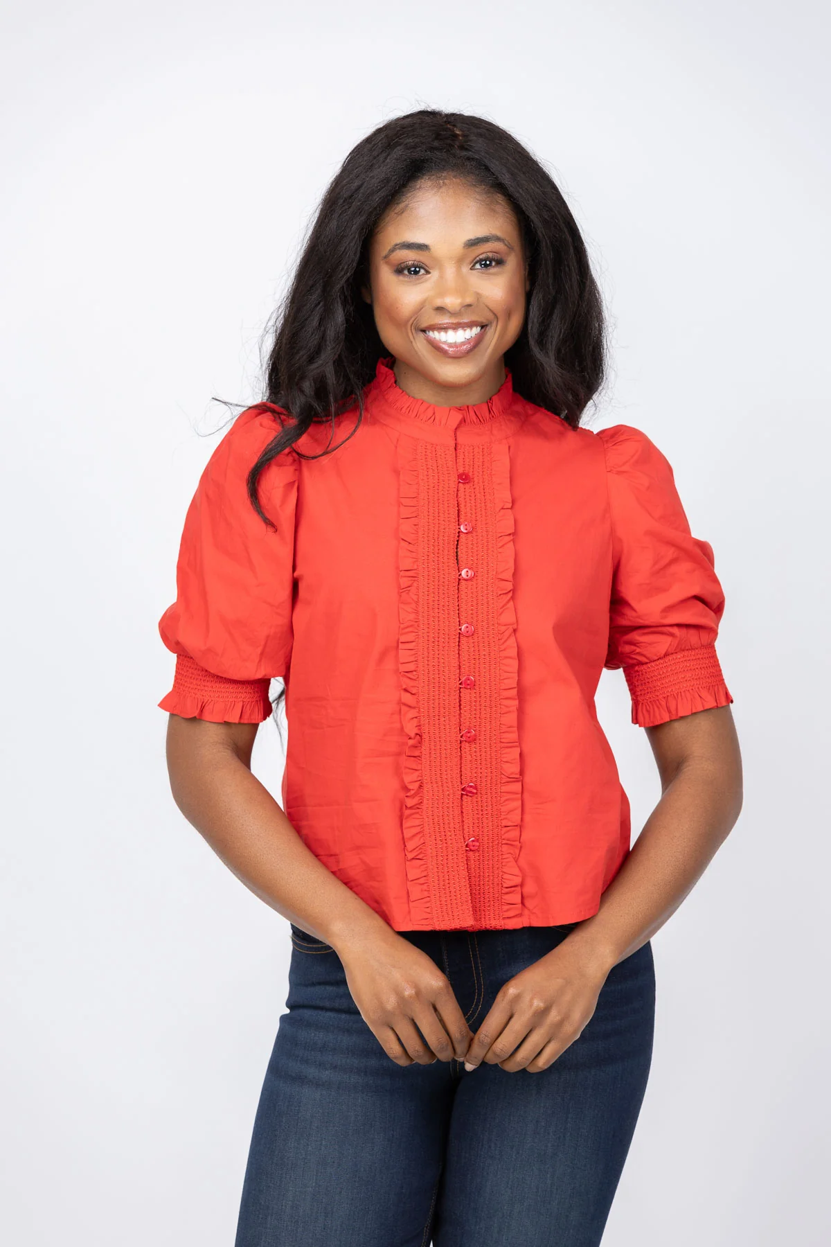 Top-Quality Love The Label Zinny Top in Tango Red Innovative