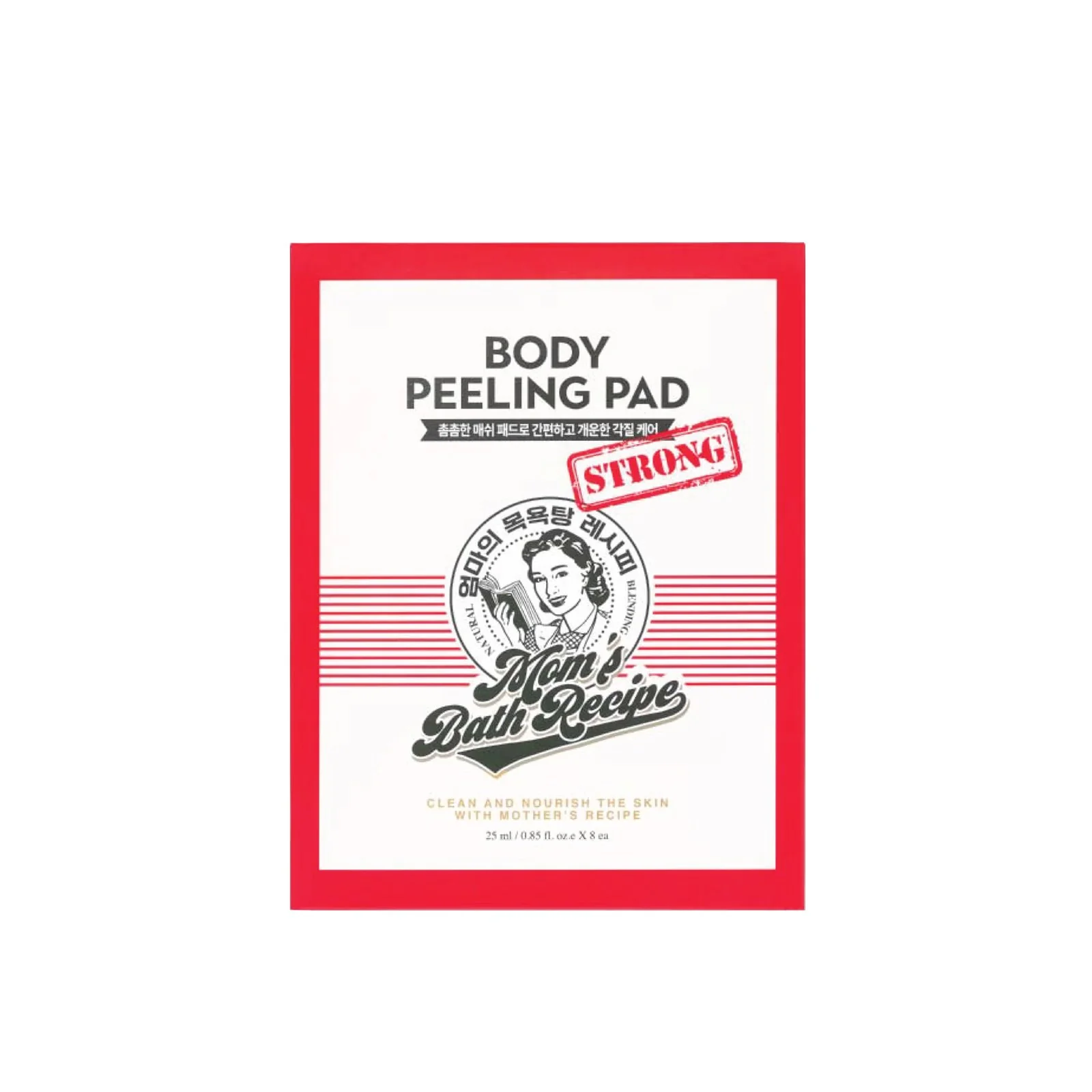 Crafted MOM'S BATH RECIPE BODY PEELING - BODY PEELING PAD RED 8 PIECES Quality
