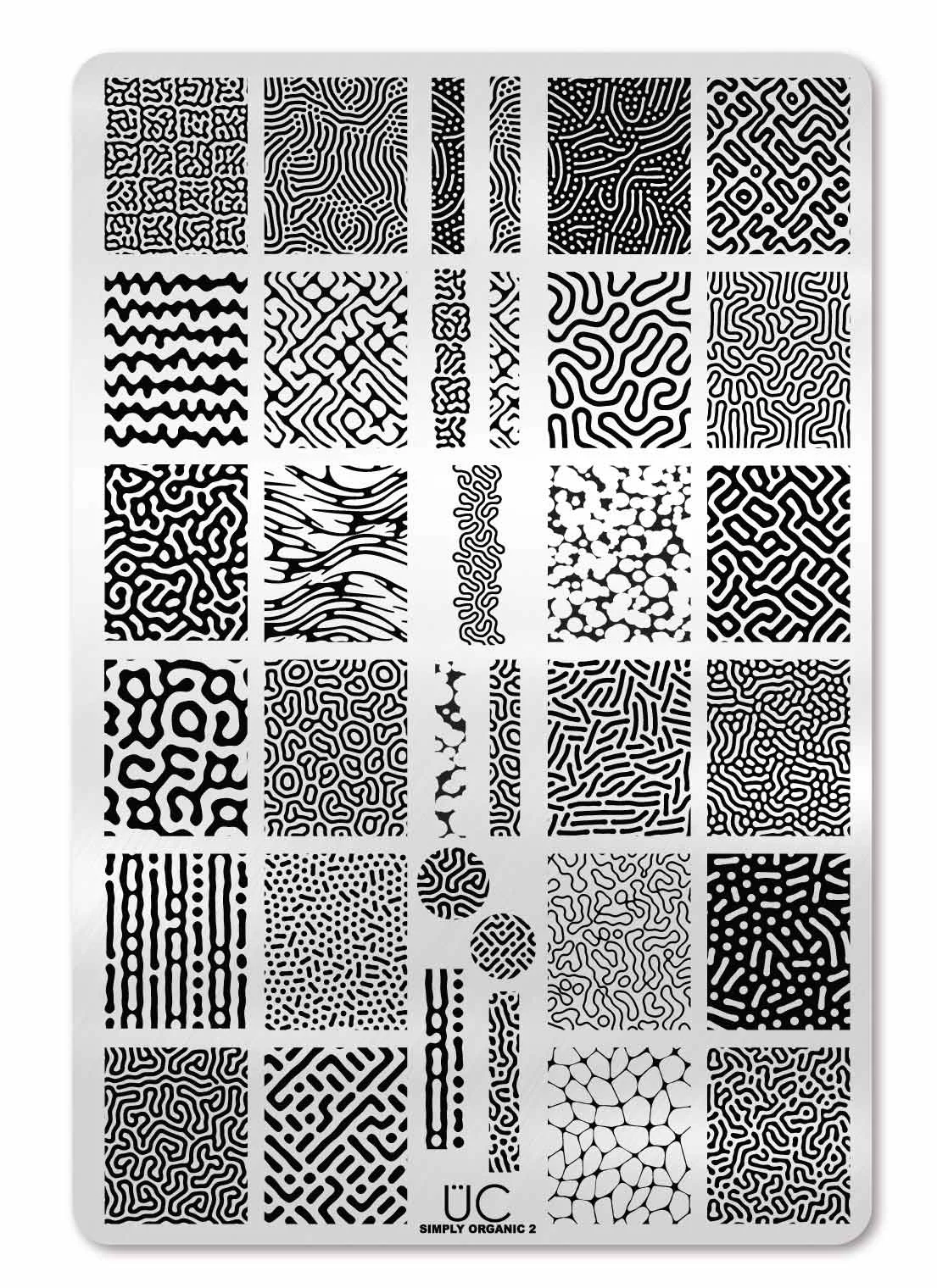 Original Simply Organic 2 - Uber Chic Stamping Plate Eco-Friendly