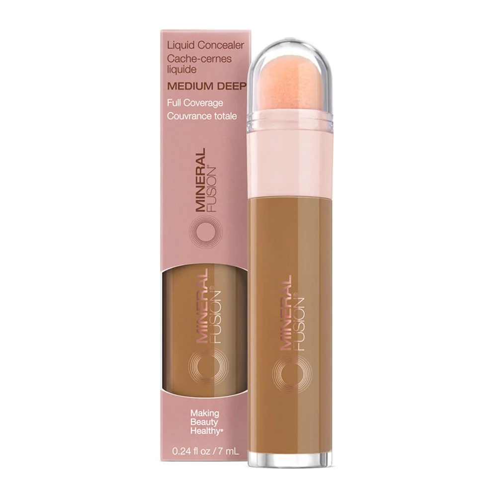 Verified Mineral Fusion Liquid Concealer Medium Deep 0.24 Oz High-End