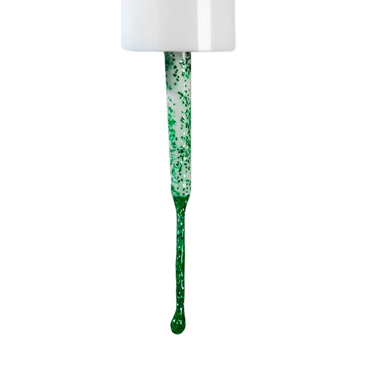 Natural CM Gel Art Liner - Le Chat - GREEN GLITTER Casual