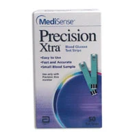 Elegant Medisense Precision Xtra Blood Glucose Test Strips 50 Ea High-Performance