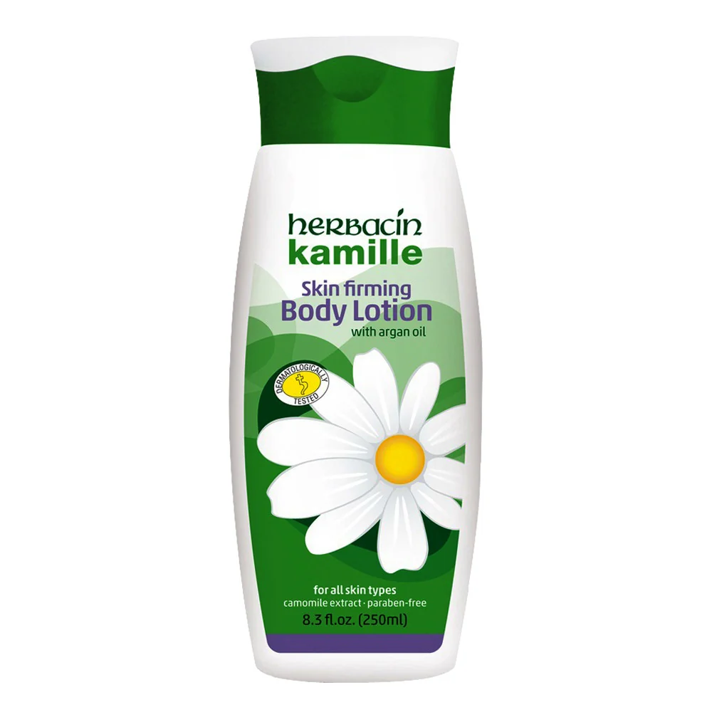 Soft Herbacin Kamille Skin Firming Body Lotion for All Skin Types 8.3 Oz Convenient