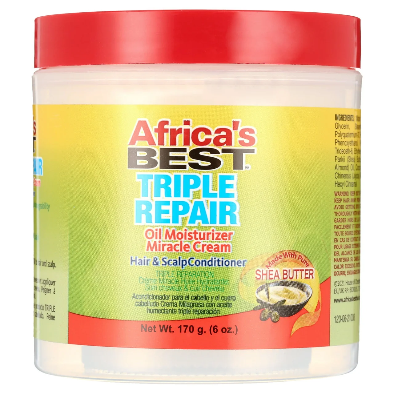 Convenient Africas Triple Repair Oil Moisturizer Hair and Scalp Conditioner 6 oz Prestigious