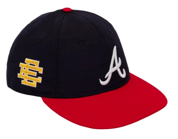 Organic New Era Men's X Eric Emanuel MLB Ee Ny19 59Fifty Atlanta Braves Fitted Sustainable