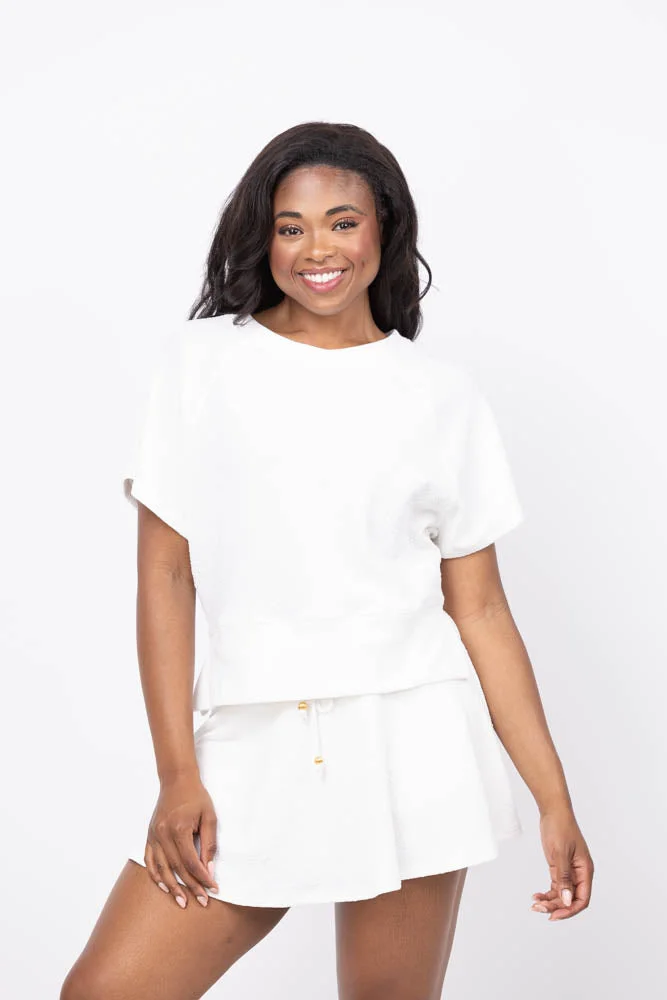 Soft We Are Sundays Zelie Pullover in Coconut Milk Natural