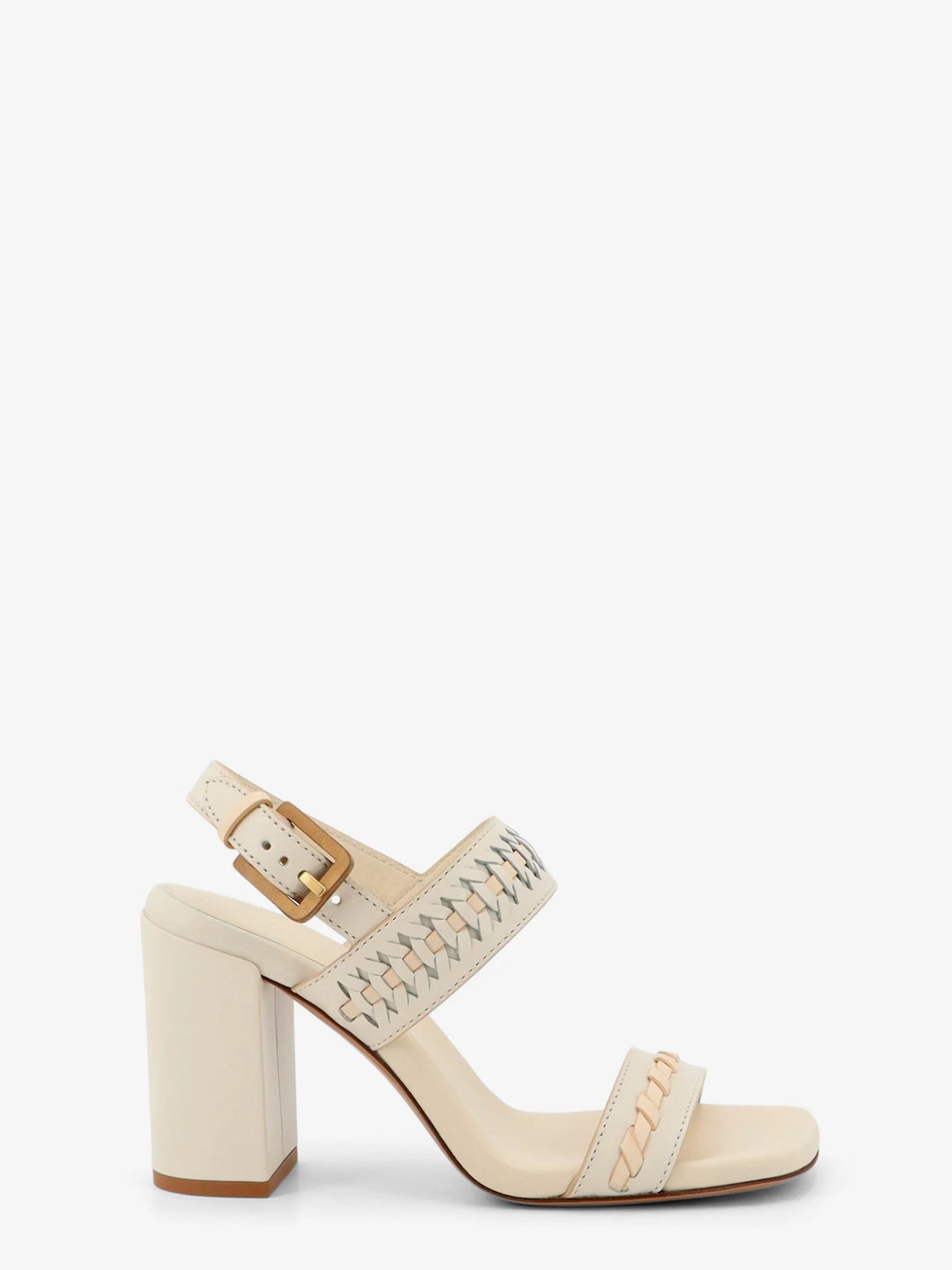 Trendy Sandals Alchemy 85 Beige Leather Original Design