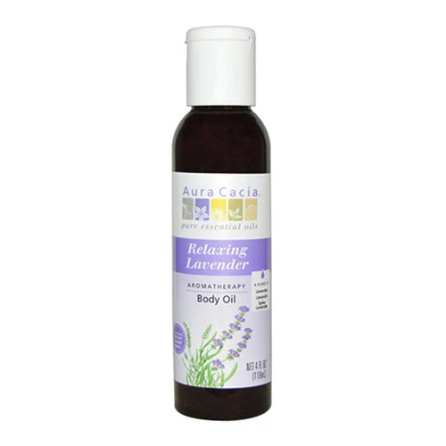 Safe Aura Cacia Lavender Harvest Aromatherapy Body And Massage Oil 4 Oz Casual