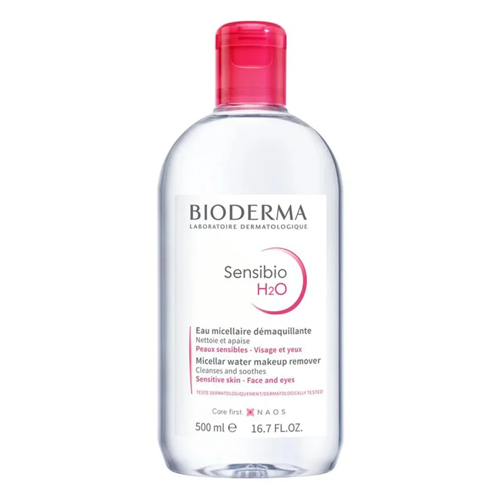 Durable Bioderma Sensibio H2O Micellar Cleansing Water for Removes Makeup and Impurities 16.7Oz 500ml Refined