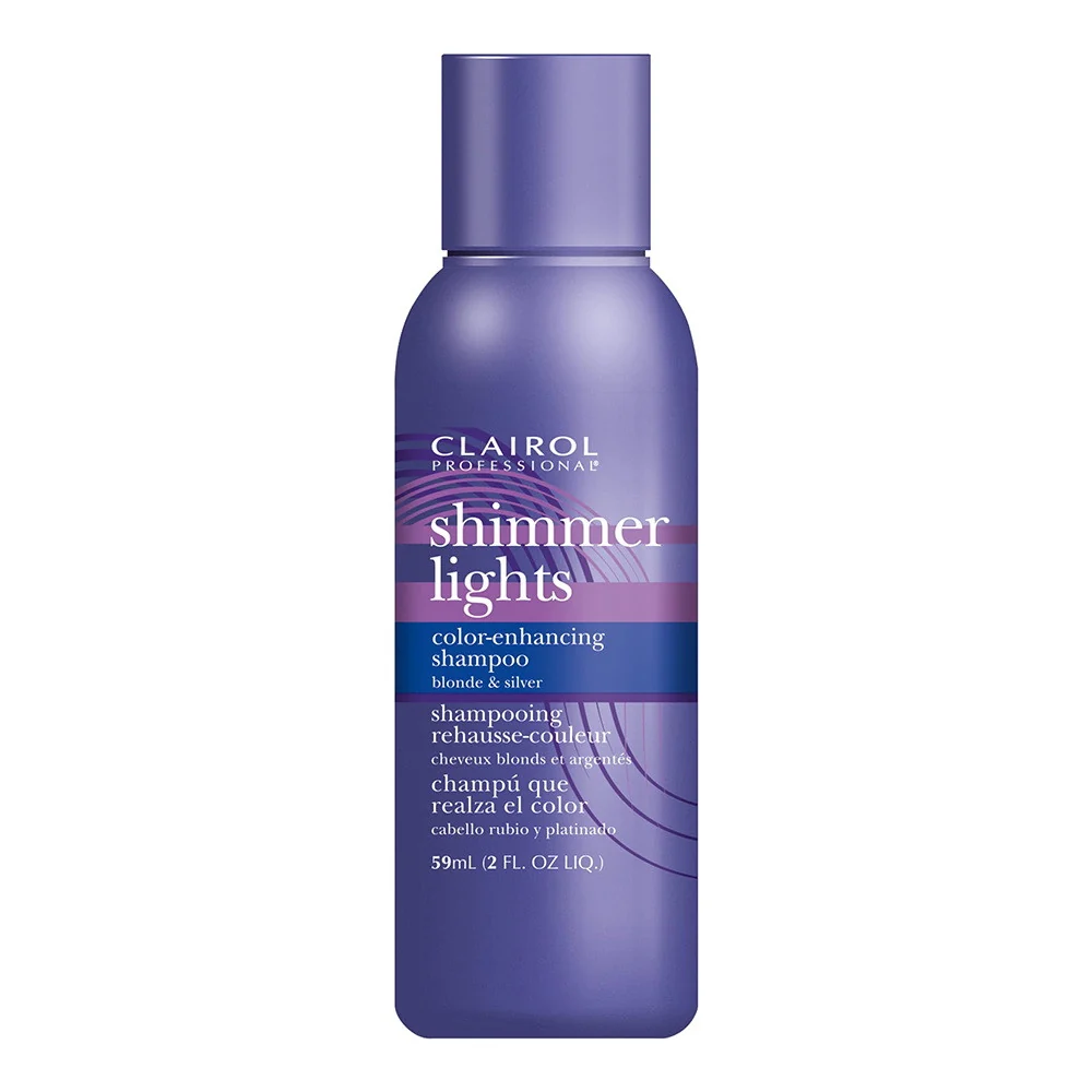 Trusted Clairol Shimmer Lights Shampoo Blonde and Silver 2 Oz Functional