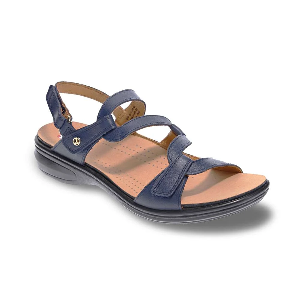 Clean Emerald Adjustable Sandal - Blue French Unique