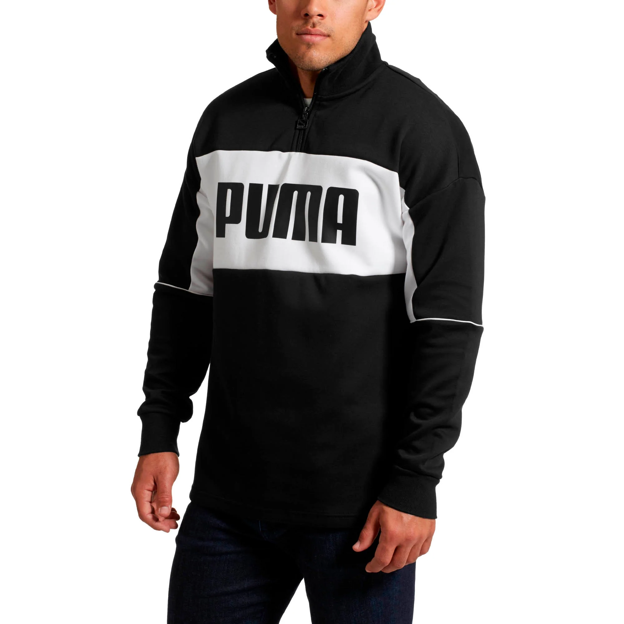 Optimized Puma Men's Retro Crew Turtle Rib Neck Elegant