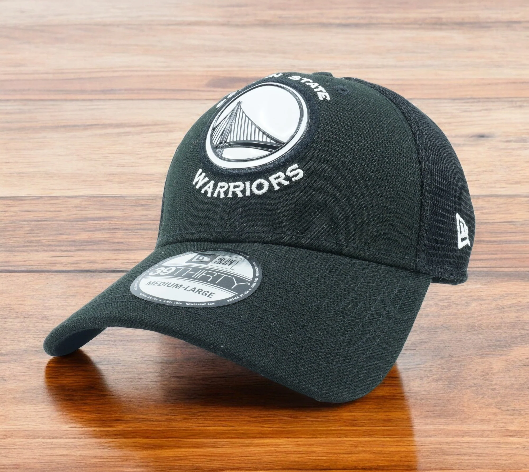 Functional New Era Men's NBA Golden State Warriors Fan Mesh 39Thirty Fitted Consistent