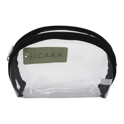 Flexible Sicara Clear Cosmetic Bag Oval Purse 1 Ea Effective