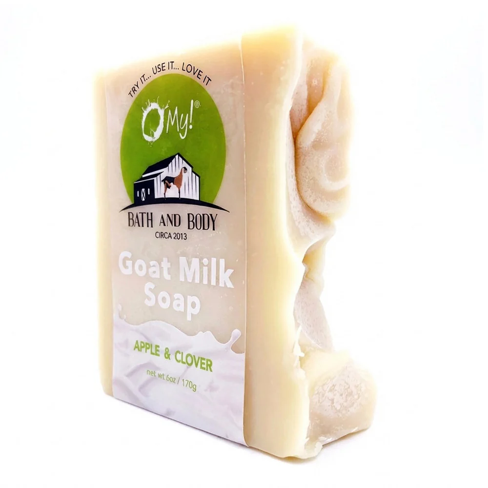 Consistent O My Bath and Body Goat Milk Soap Bar Apple and Clover 6Oz 170g Stylish