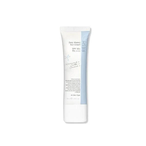User-Friendly Resh Lab Daily Watery Sun Cream SPF50 PA - Anti-Aging Non-Greasy Daily Sunscreen for Sensitive Skin Fine