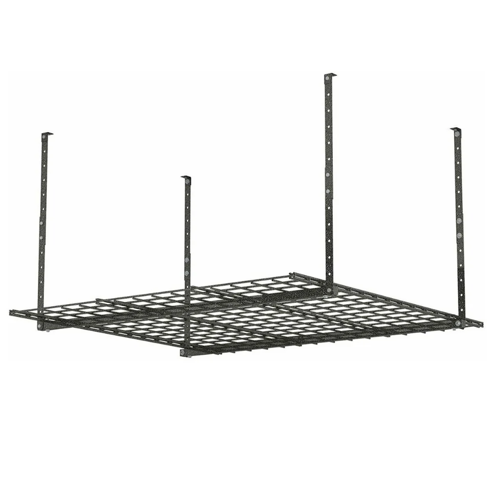 Stylish Large Heavy Duty Overhead Hanging Ceiling Garage Storage Shelf Rack Carefully Designed