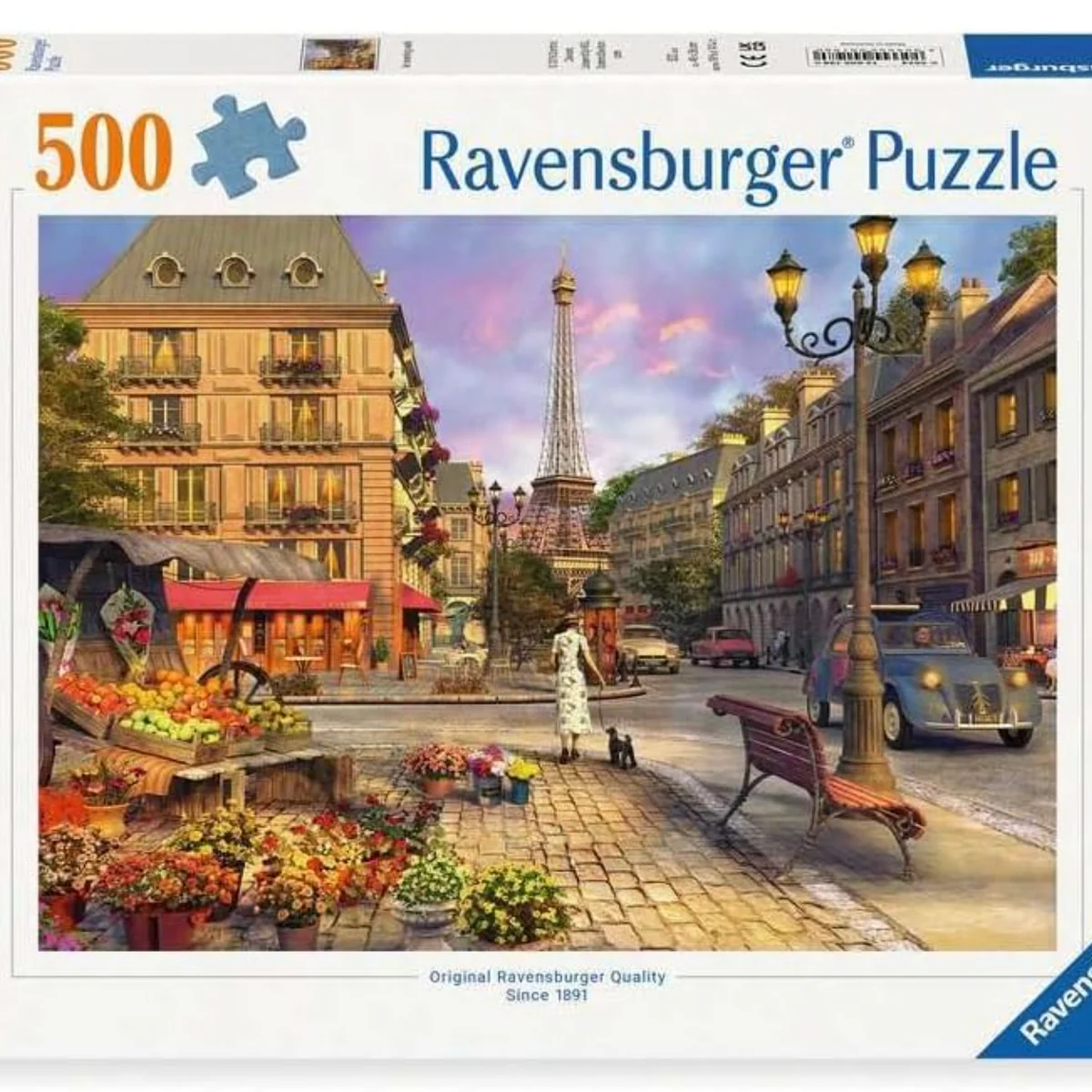 Original 500pc Evening in Paris Puzzle Safe