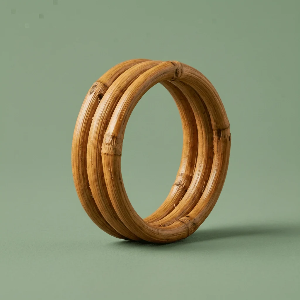Long-Lasting Handmade Bamboo Napkin Ring Powerful