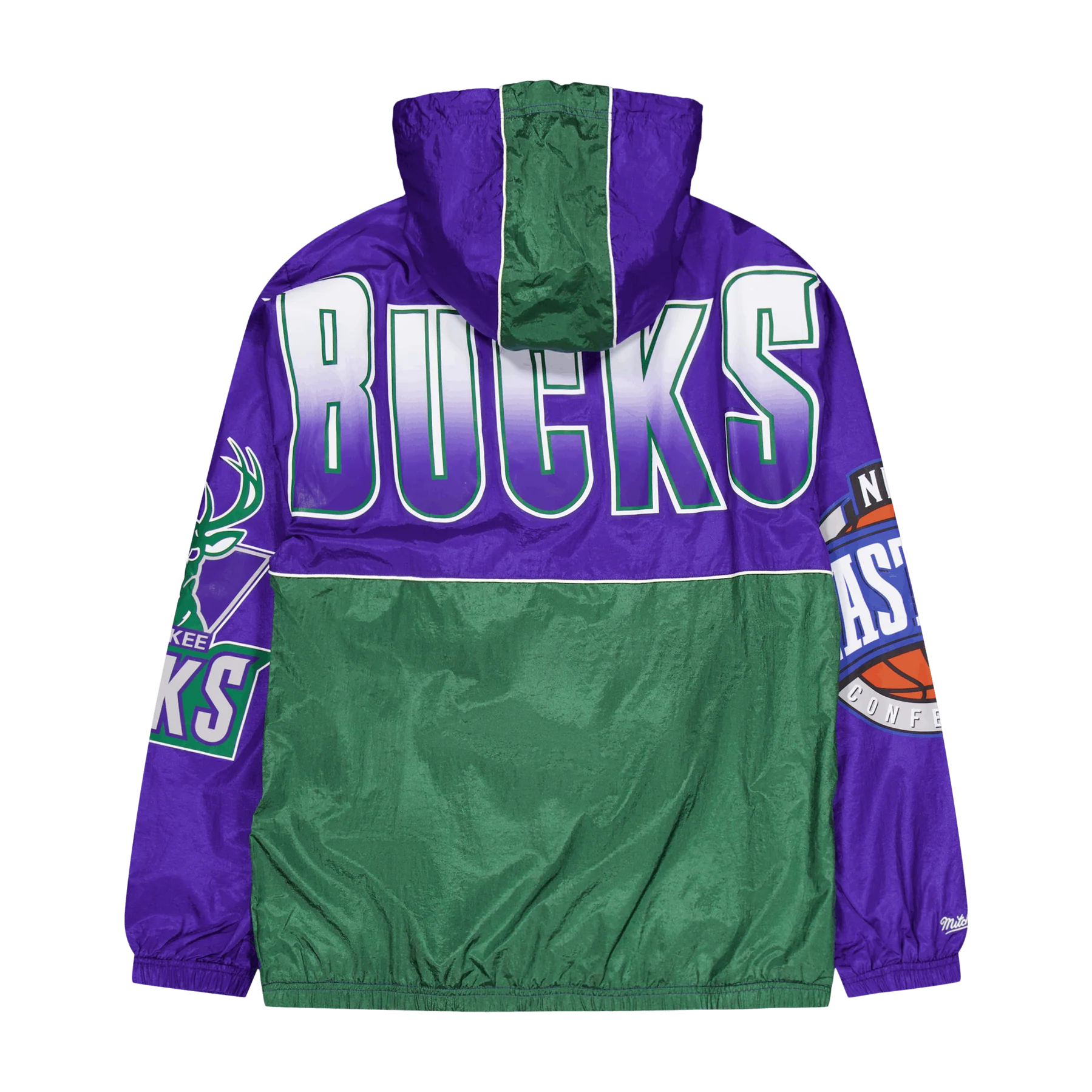 Certified Mitchell Ness Men's Team Og 2.0 Anorak Windbreaker Bucks Windbreakers Sophisticated