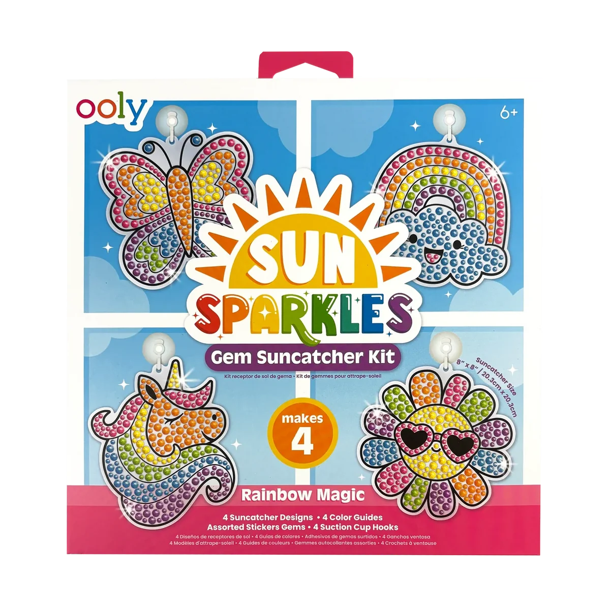 Convenient Sun Sparkles Gem Suncatcher Kit Rainbow Easy-to-Use