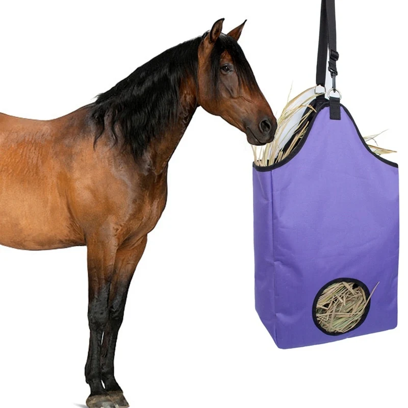 Environmentally Friendly Large Slow Feeder Horse Hay Bag 23in Enhanced