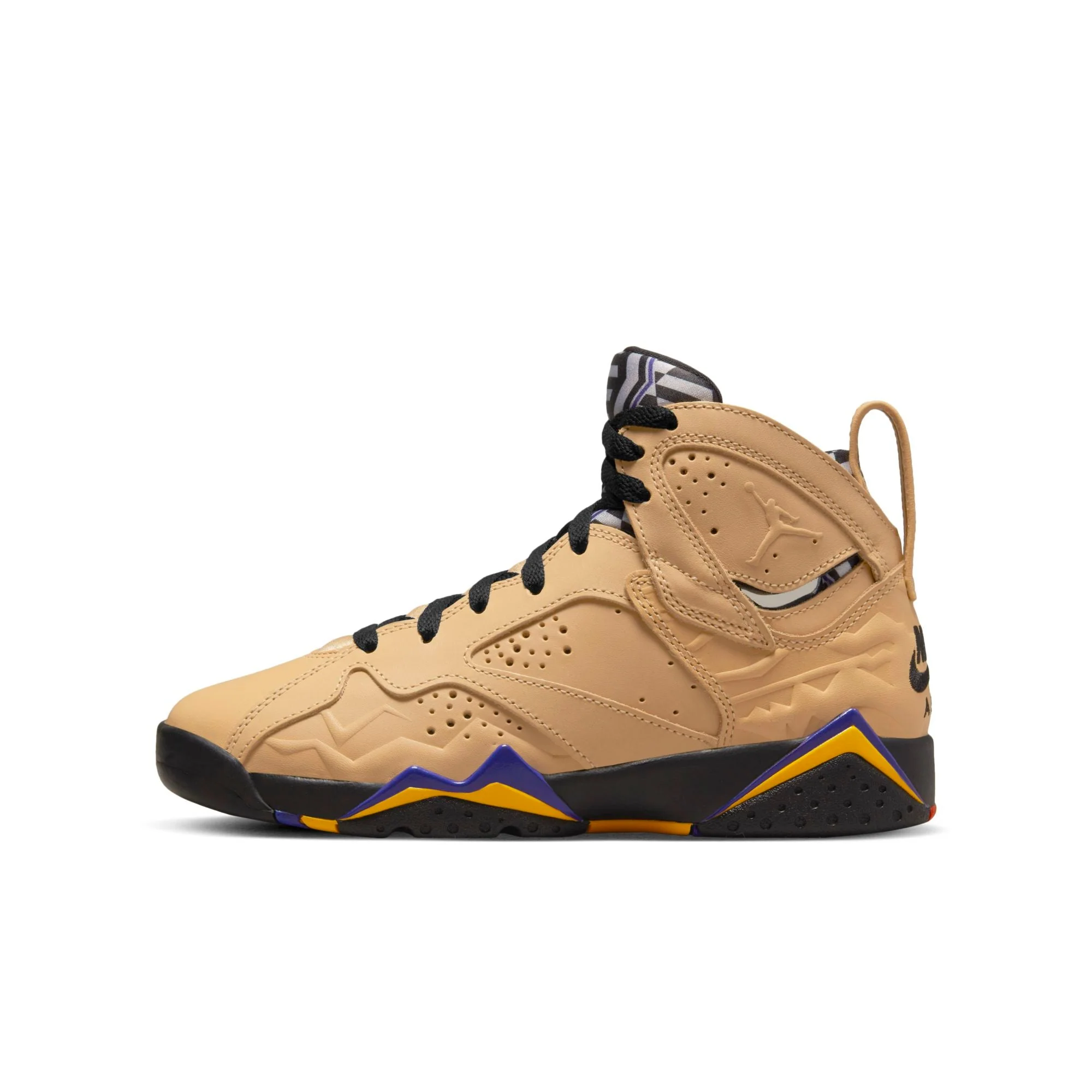 Breathable Air Jordan Women's Retro 7 Se 'Vachetta Tan' Gs Sneakers Traditional