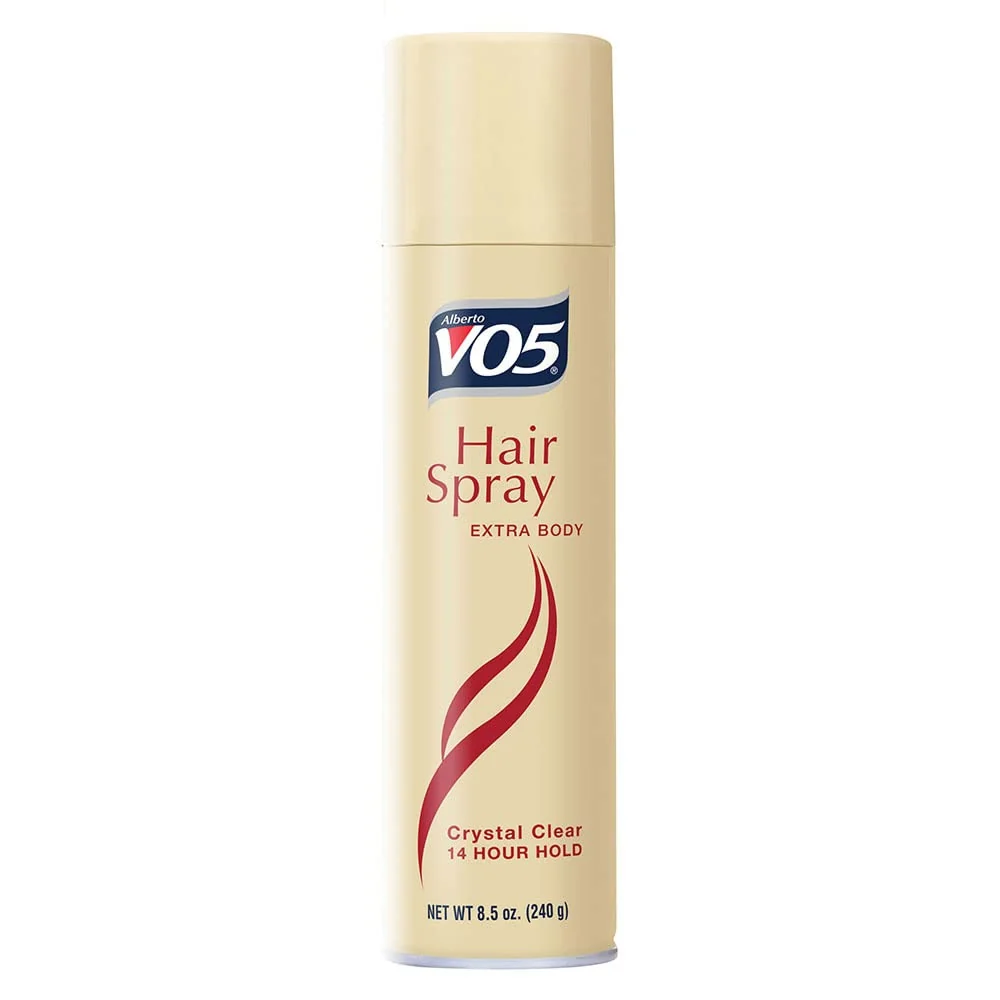 Contemporary Alberto Vo5 Hair Spray Brush Out Crystal Clear 14 Hour Hold 8.5 Oz Efficient