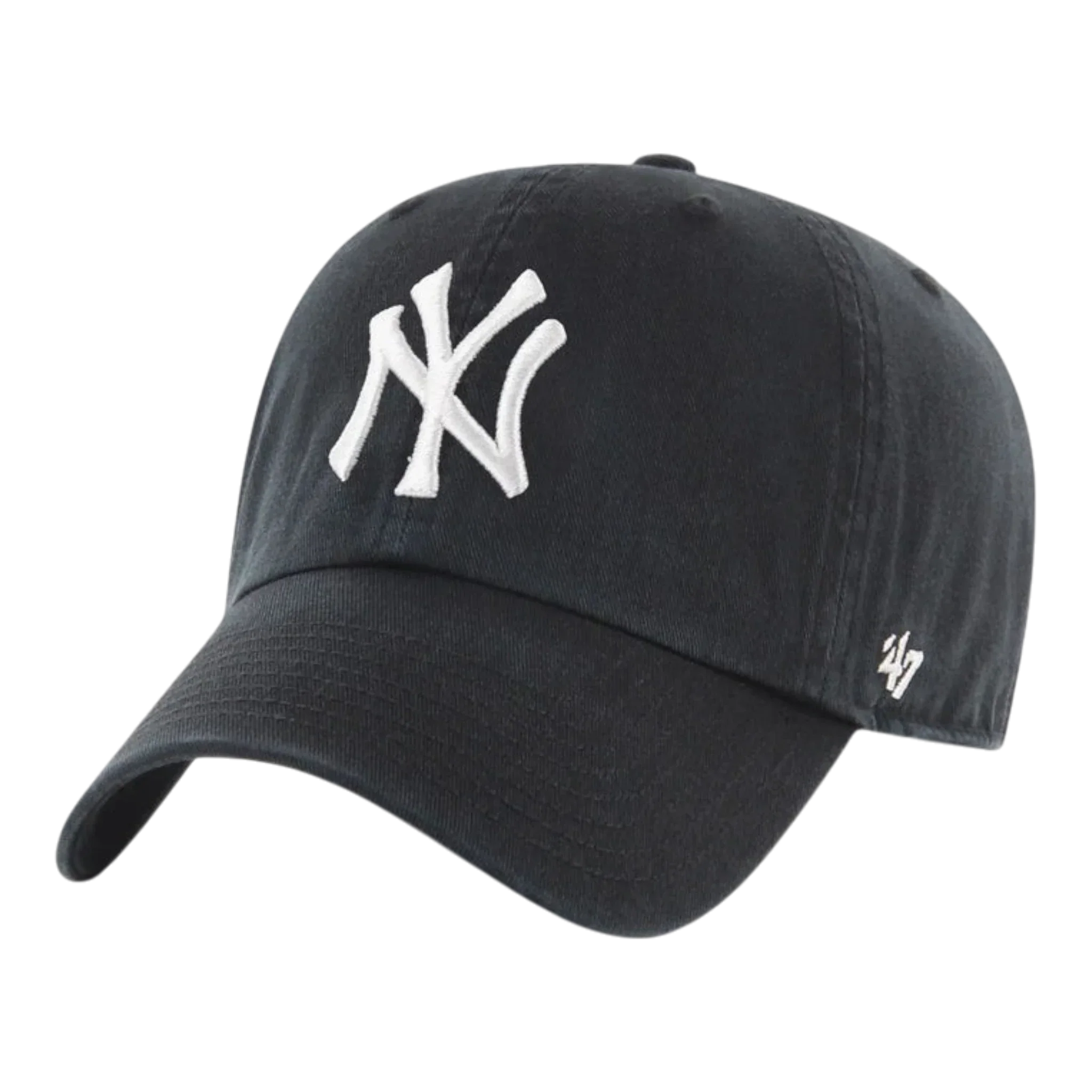 Stylish 47 Brand Clean Up New York Yankees Strapback Hat — Black Adjustable Cap Trusted