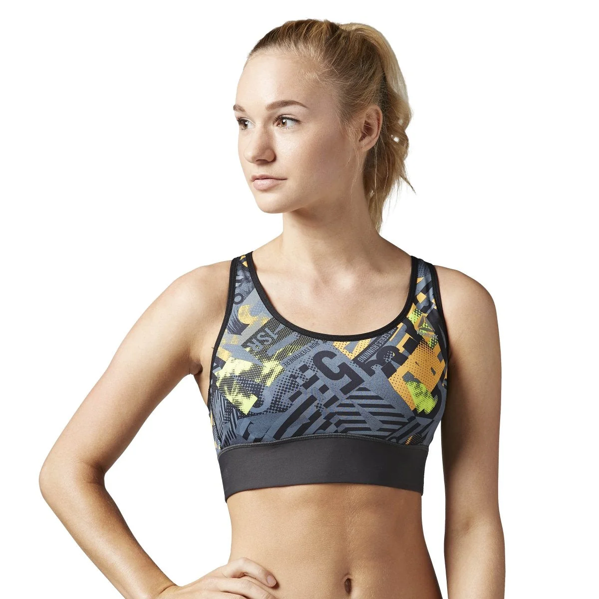 Durable Reebok Women's One Series Running Bra Reusable