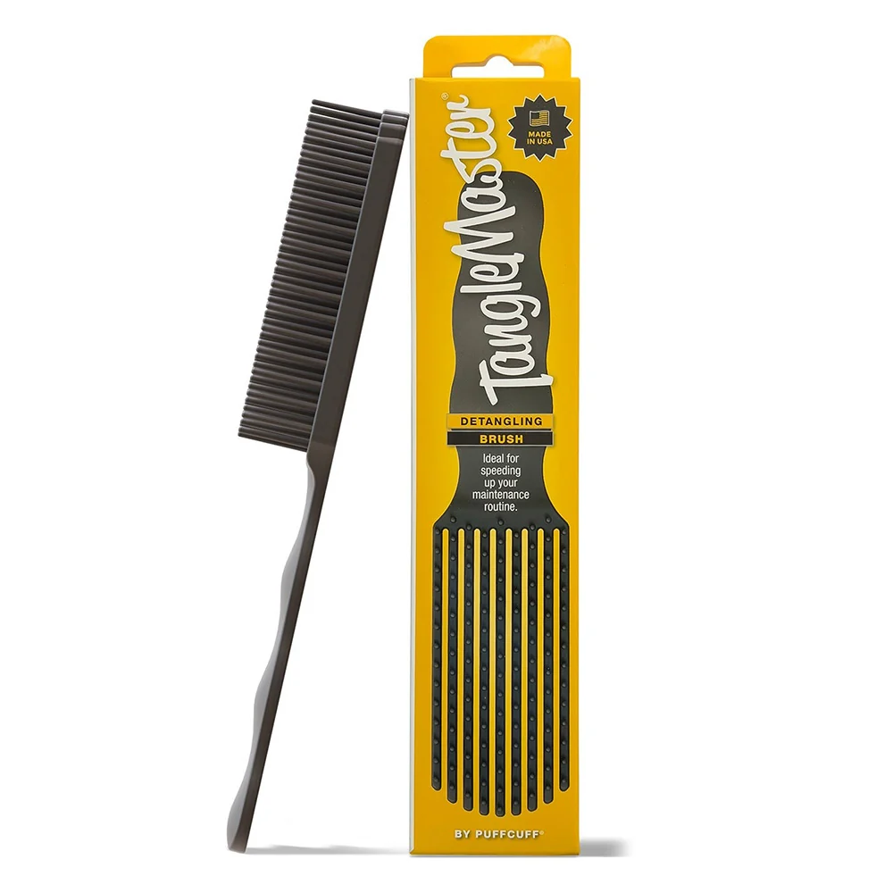 Solid Puffcuff Detangling Brush for Curly Wavy Thick and Natural Hair 1Ea Modern
