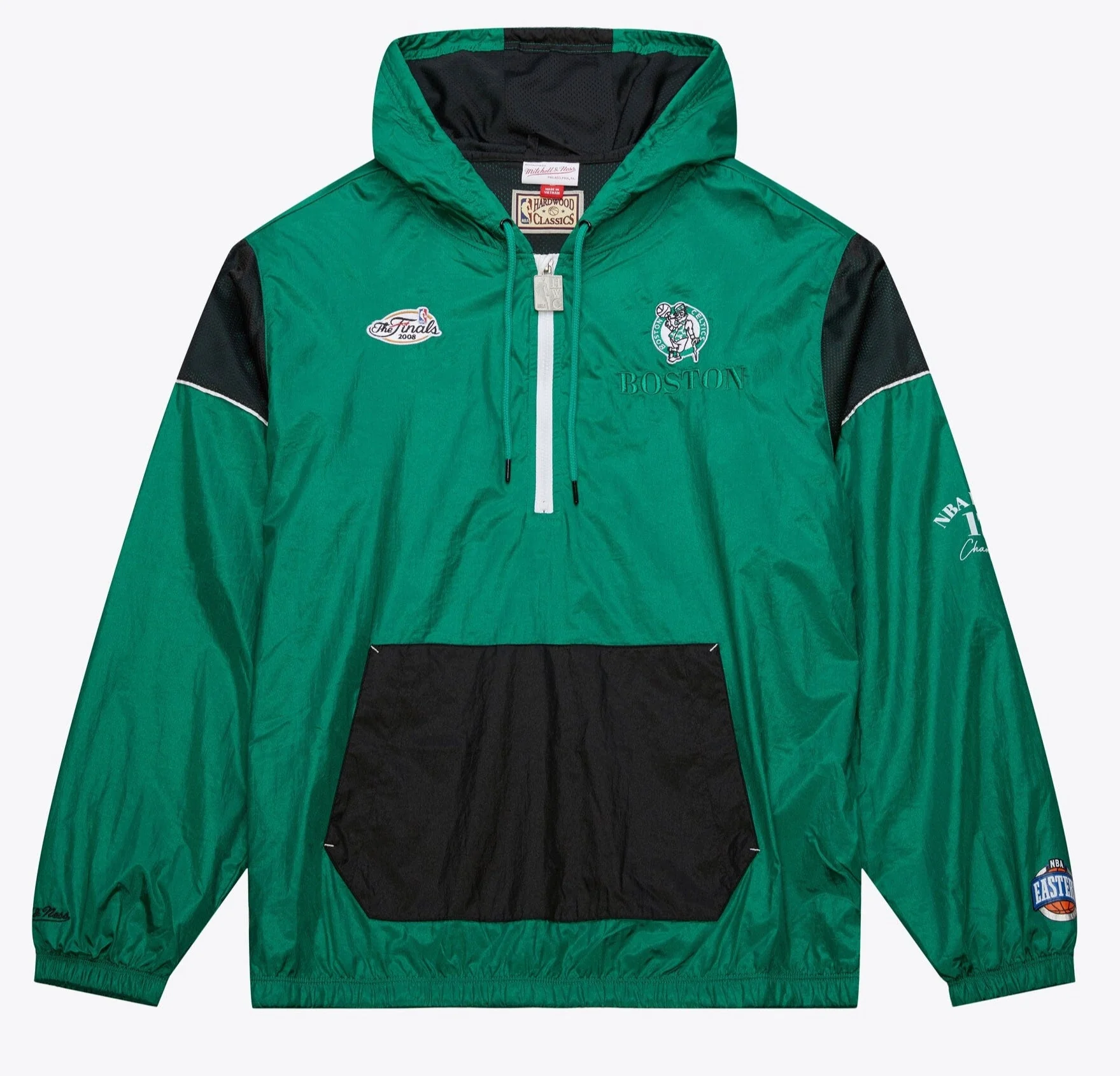 High-Grade Mitchell Ness Men's NBA Team Og 3.0 Anorak Vintage Logo Celtics Genuine