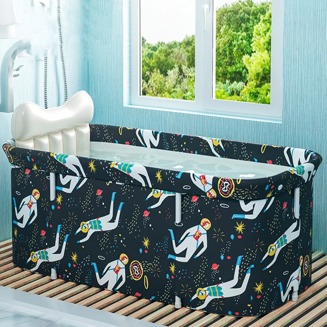 Soft Large Portable Folding Adult Shower Bathtub Long-Lasting