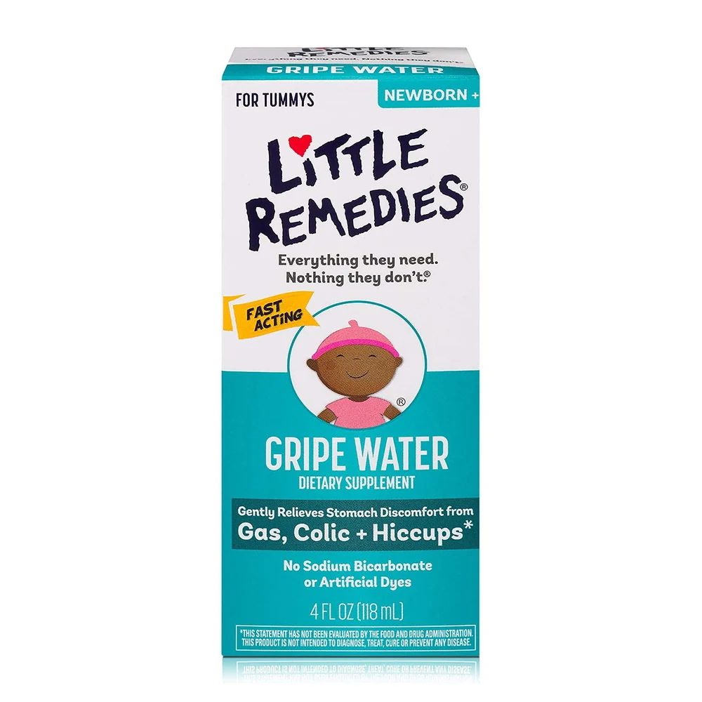 Environmentally Friendly Little Remedies Little Tummy's Gripe Water Dispenser Herbal 4 Oz Original