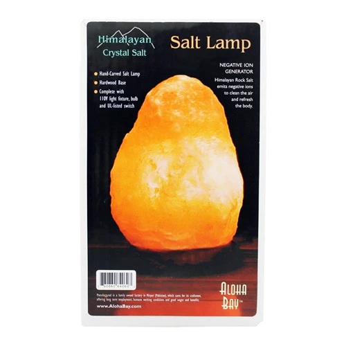 Fast Aloha Bay Himalayan Salt Crystal Lamp Small 7-8 Inch 1 Ea Clean